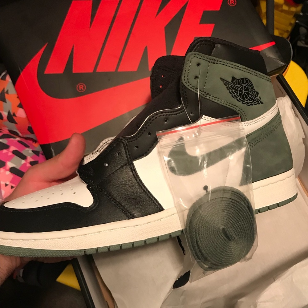 Nike Jordan 1 “Clay Green” Size 10.5 Brand New!!
